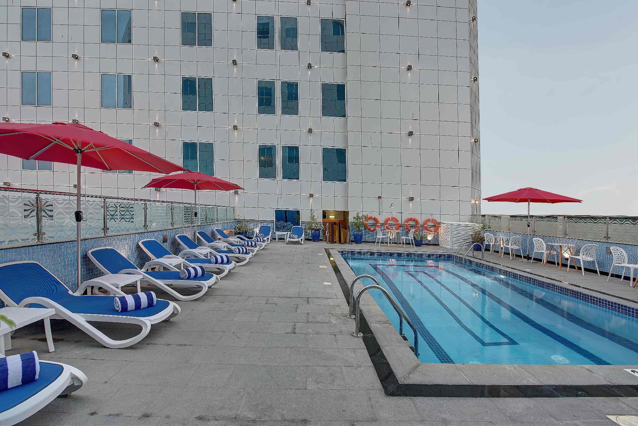 Omega Hotel Dubai Exterior foto
