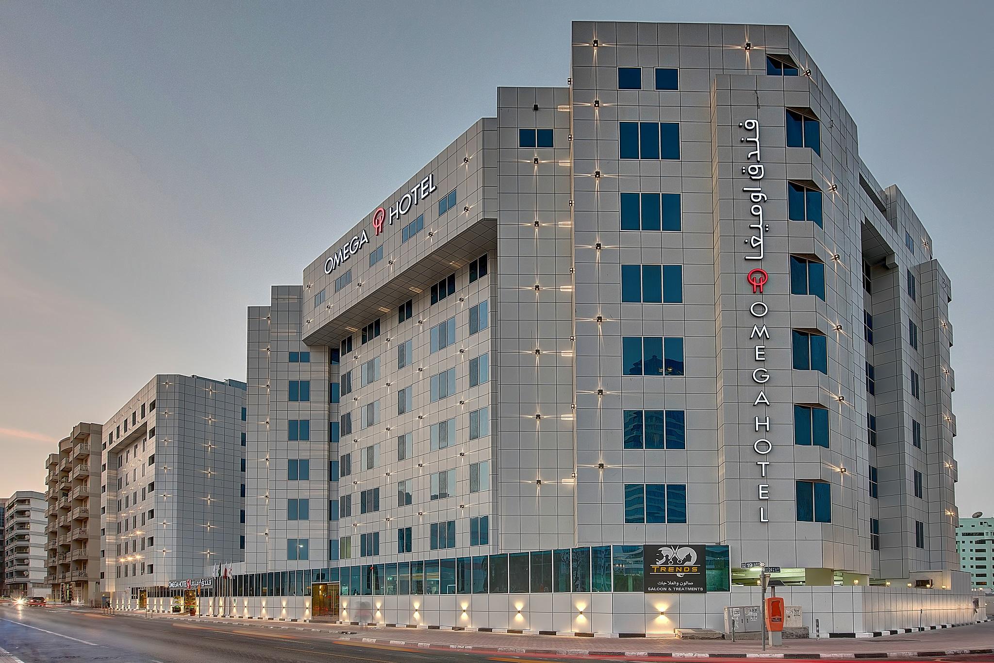 Omega Hotel Dubai Exterior foto
